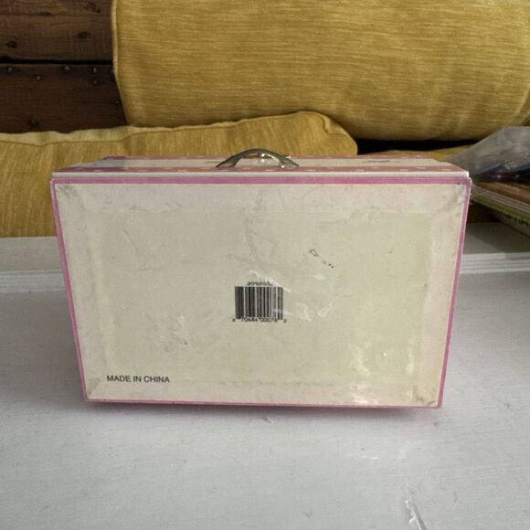 Childrens Princess Mirrored Musical Jewelry Box Twirling Princess Pink Cute - Picture 10 of 10